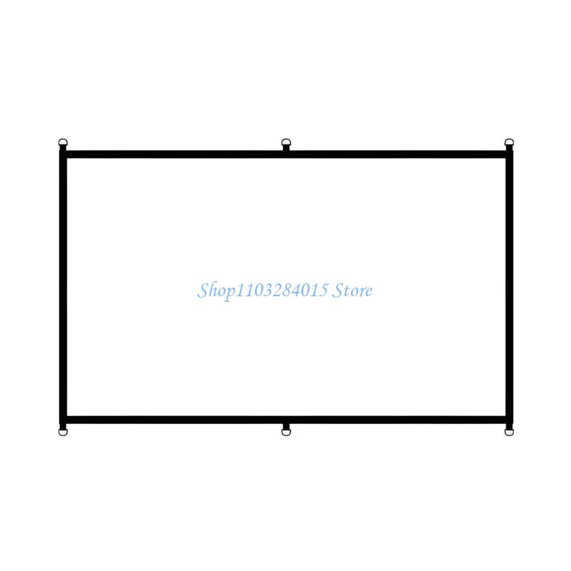 Home Cinema Releases - R6FF Szybkozłącza D-ringi Ekran kinowy Rozmiar