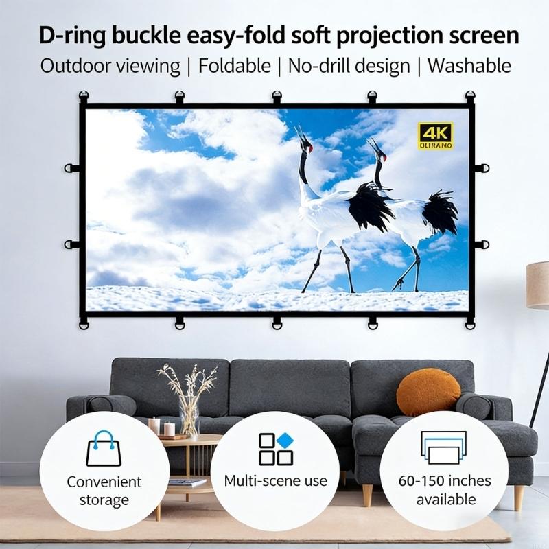 Home Cinema Releases - Ekran projekcyjny o wysokiej rozdzielczości 16:9