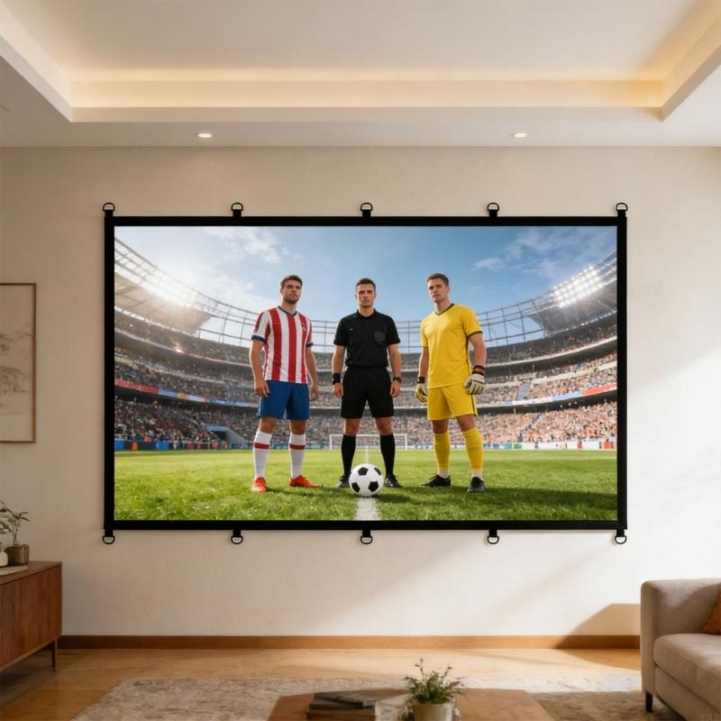 Home Cinema Releases - Ekran projektora z pierścieniami D 16:9