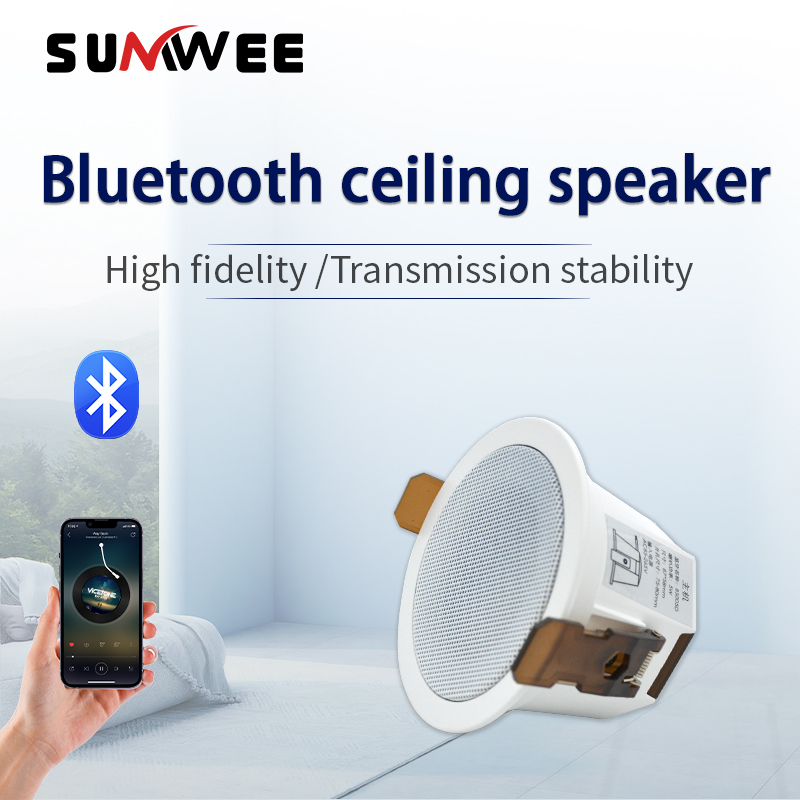 Home Cinema System - Mini głośnik sufitowy Bluetooth, domowe głośniki