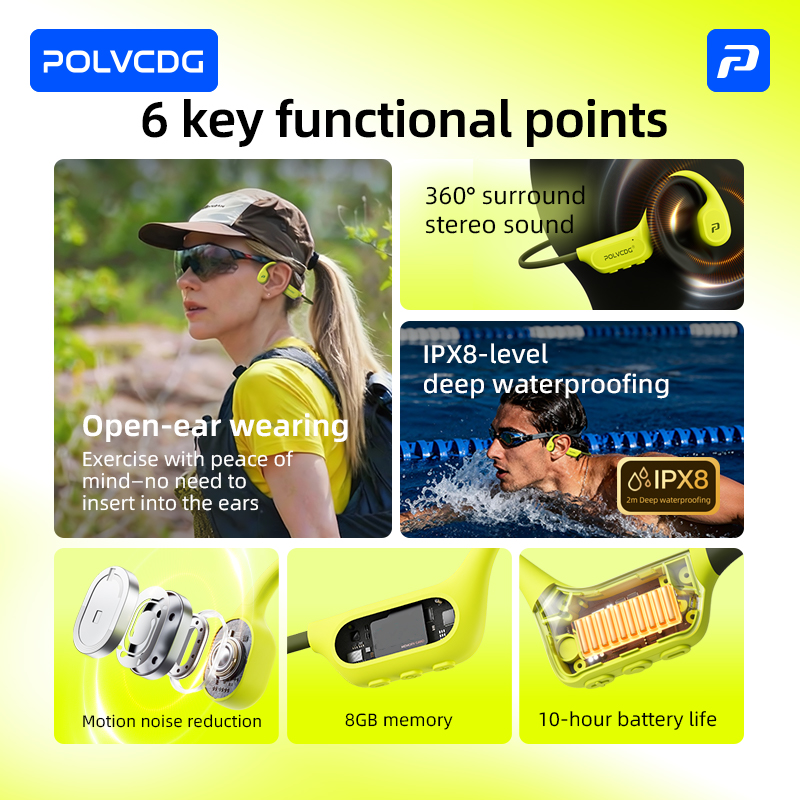 POLVCDG 8G Słuchawki sportowe  – Home Cinema Amazon recenzja i cena